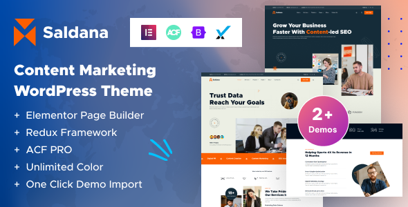 Saldana Preview Wordpress Theme - Rating, Reviews, Preview, Demo & Download