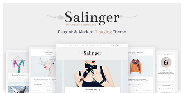 Salinger Preview Wordpress Theme - Rating, Reviews, Preview, Demo & Download