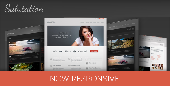 Salutation Responsive Preview Wordpress Theme - Rating, Reviews, Preview, Demo & Download