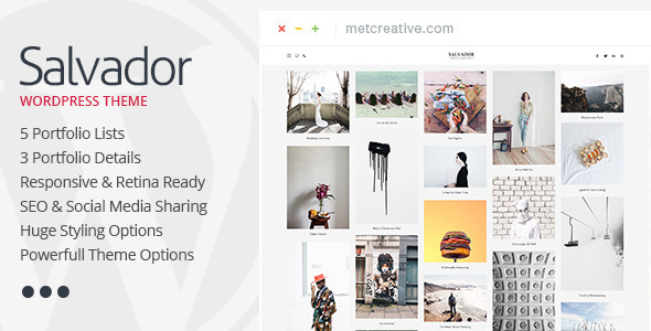 Salvador Preview Wordpress Theme - Rating, Reviews, Preview, Demo & Download