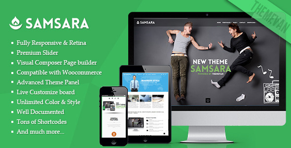 Samsara Preview Wordpress Theme - Rating, Reviews, Preview, Demo & Download