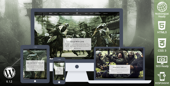 Samurai Responsive Preview Wordpress Theme - Rating, Reviews, Preview, Demo & Download