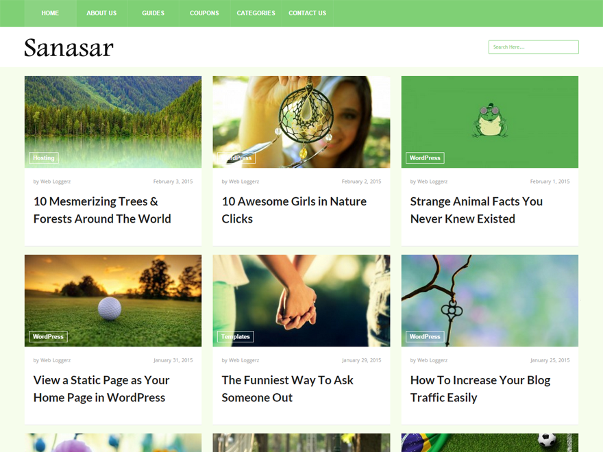 Sanasar Preview Wordpress Theme - Rating, Reviews, Preview, Demo & Download