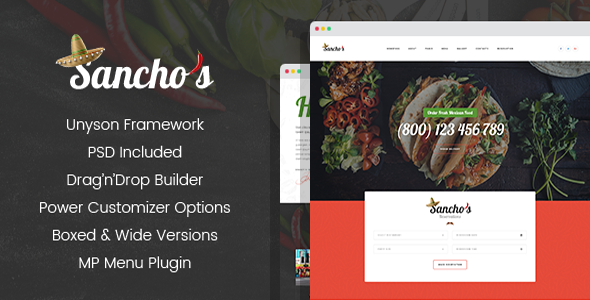 Sancho Preview Wordpress Theme - Rating, Reviews, Preview, Demo & Download