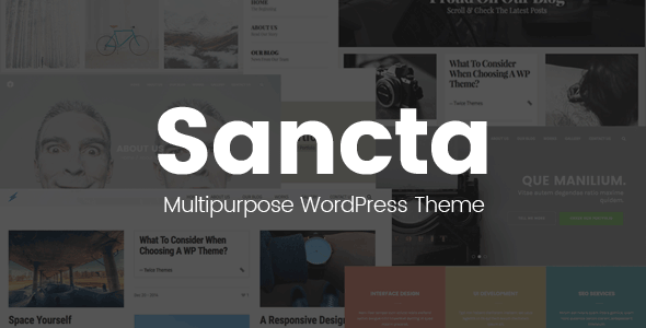 Sancta Creative Preview Wordpress Theme - Rating, Reviews, Preview, Demo & Download