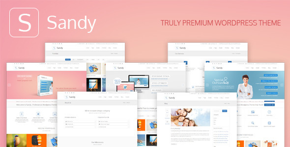 Sandy Preview Wordpress Theme - Rating, Reviews, Preview, Demo & Download