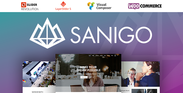 Sanigo Modern Preview Wordpress Theme - Rating, Reviews, Preview, Demo & Download
