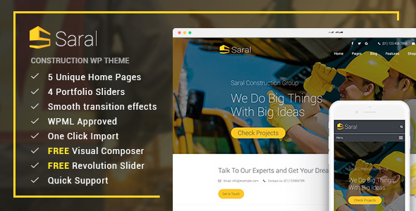 Saral Preview Wordpress Theme - Rating, Reviews, Preview, Demo & Download