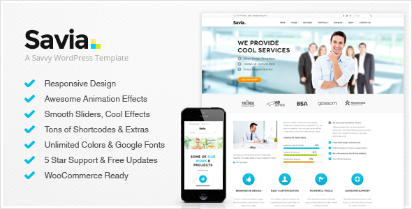 Savia Preview Wordpress Theme - Rating, Reviews, Preview, Demo & Download