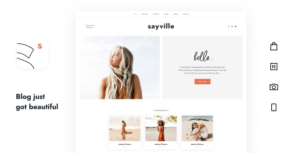 Sayville Preview Wordpress Theme - Rating, Reviews, Preview, Demo & Download