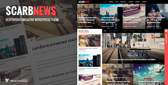 Scarbnews Preview Wordpress Theme - Rating, Reviews, Preview, Demo & Download