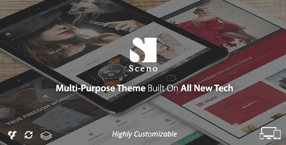 Sceno Preview Wordpress Theme - Rating, Reviews, Preview, Demo & Download