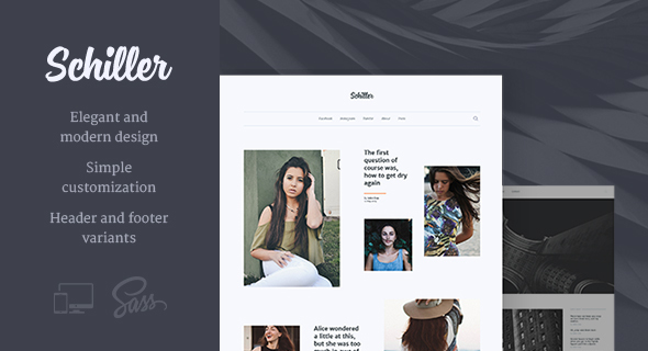 Schiller Preview Wordpress Theme - Rating, Reviews, Preview, Demo & Download