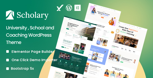 Scholary Preview Wordpress Theme - Rating, Reviews, Preview, Demo & Download