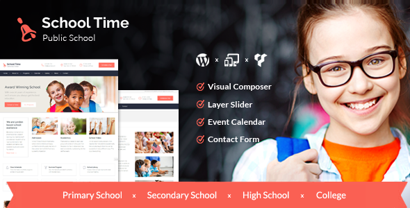 School Time Preview Wordpress Theme - Rating, Reviews, Preview, Demo & Download