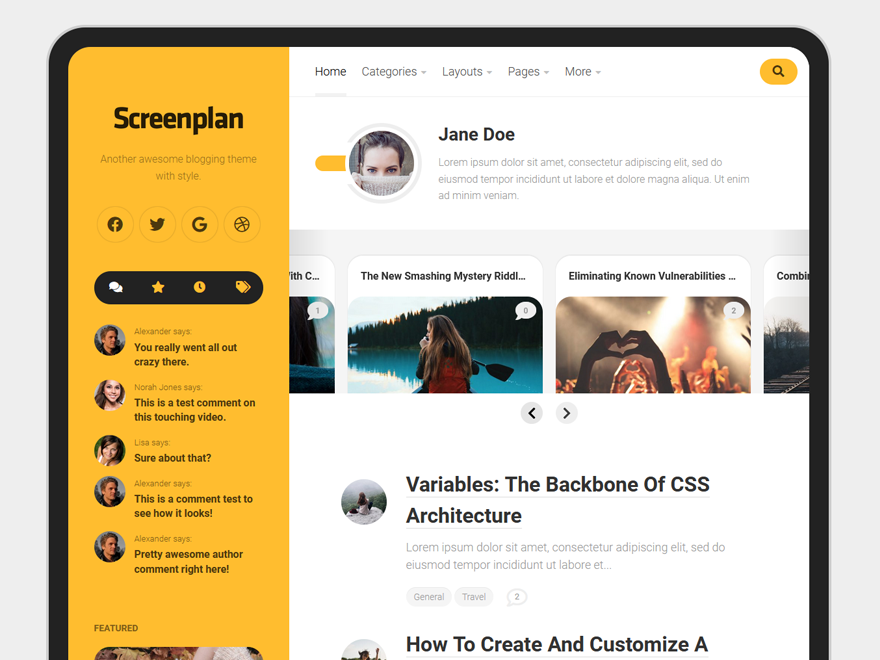 Screenplan Preview Wordpress Theme - Rating, Reviews, Preview, Demo & Download