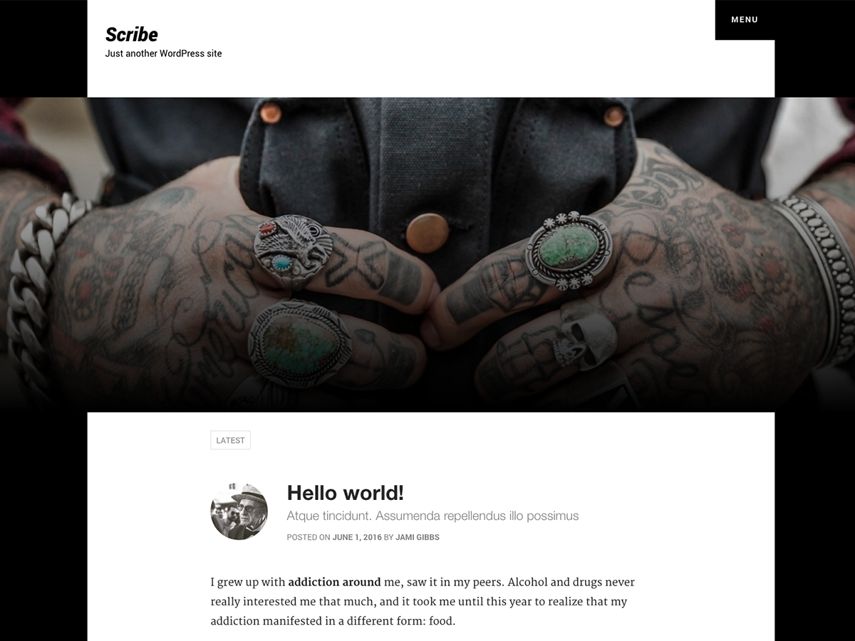 Scribe Preview Wordpress Theme - Rating, Reviews, Preview, Demo & Download