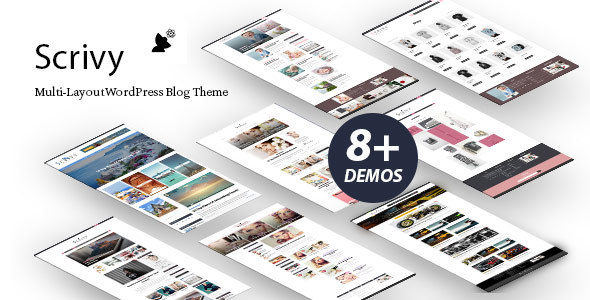 Scrivy Preview Wordpress Theme - Rating, Reviews, Preview, Demo & Download