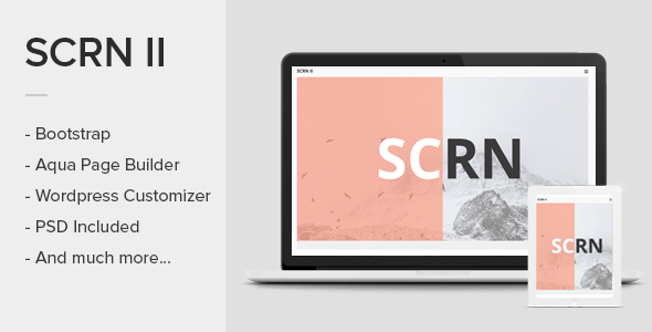 SCRN II Preview Wordpress Theme - Rating, Reviews, Preview, Demo & Download