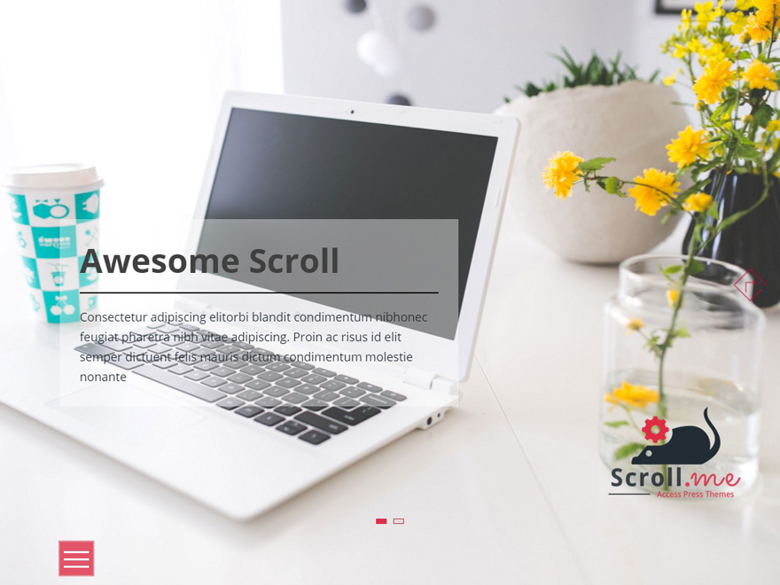 ScrollMe Preview Wordpress Theme - Rating, Reviews, Preview, Demo & Download