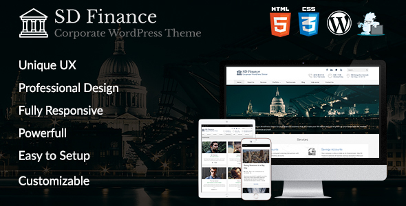 SD Finance Preview Wordpress Theme - Rating, Reviews, Preview, Demo & Download