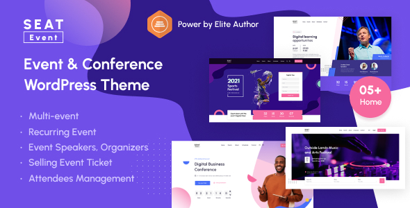 SEATevent Preview Wordpress Theme - Rating, Reviews, Preview, Demo & Download