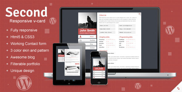 Second Responsive Preview Wordpress Theme - Rating, Reviews, Preview, Demo & Download