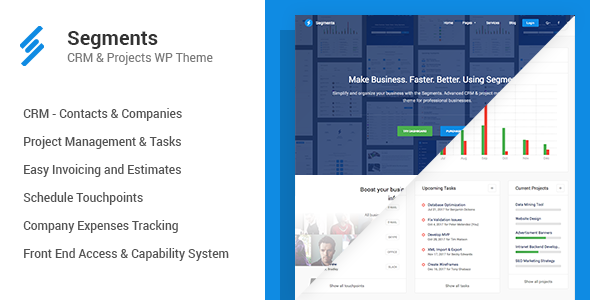 Segments Preview Wordpress Theme - Rating, Reviews, Preview, Demo & Download