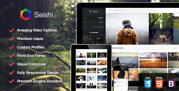 Seishi Preview Wordpress Theme - Rating, Reviews, Preview, Demo & Download