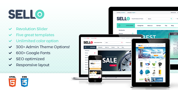 Sello Preview Wordpress Theme - Rating, Reviews, Preview, Demo & Download