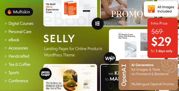 Selly Preview Wordpress Theme - Rating, Reviews, Preview, Demo & Download