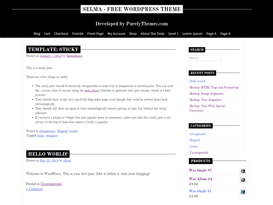 Selma Preview Wordpress Theme - Rating, Reviews, Preview, Demo & Download
