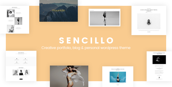 SENCILLO Preview Wordpress Theme - Rating, Reviews, Preview, Demo & Download