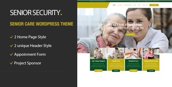 Senior Security Preview Wordpress Theme - Rating, Reviews, Preview, Demo & Download