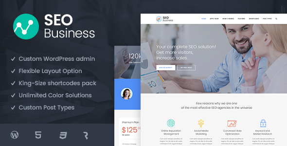 SEO Business Preview Wordpress Theme - Rating, Reviews, Preview, Demo & Download