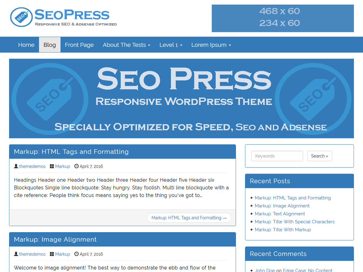 SEOPress Preview Wordpress Theme - Rating, Reviews, Preview, Demo & Download