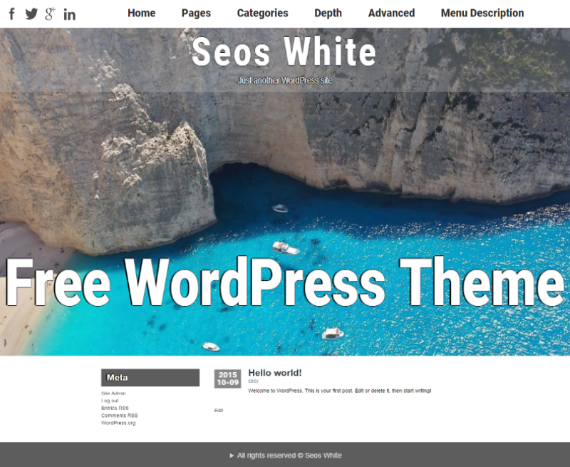 Seos White Preview Wordpress Theme - Rating, Reviews, Preview, Demo & Download