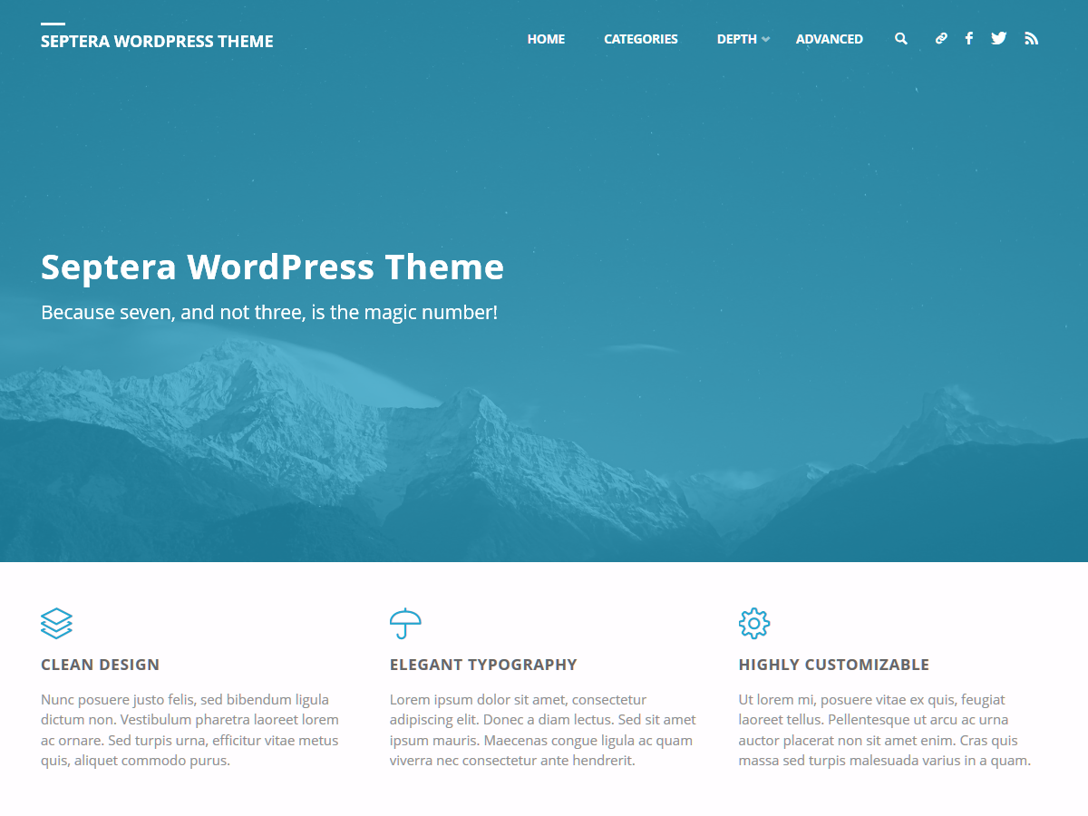 Septera Preview Wordpress Theme - Rating, Reviews, Preview, Demo & Download