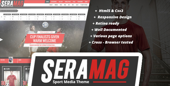 SeraMag Profesional Preview Wordpress Theme - Rating, Reviews, Preview, Demo & Download
