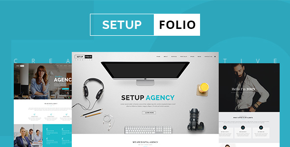 Setup Folio Preview Wordpress Theme - Rating, Reviews, Preview, Demo & Download