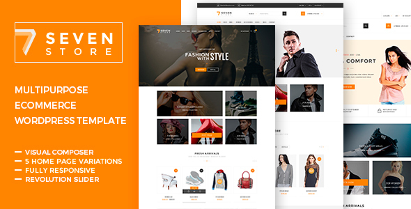 Seven Store Preview Wordpress Theme - Rating, Reviews, Preview, Demo & Download