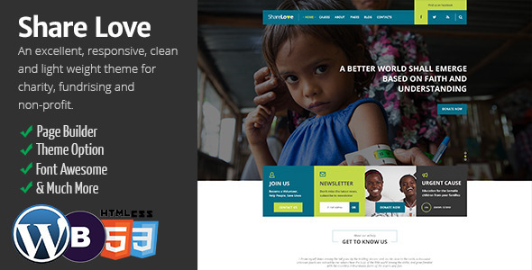 ShareLove Preview Wordpress Theme - Rating, Reviews, Preview, Demo & Download