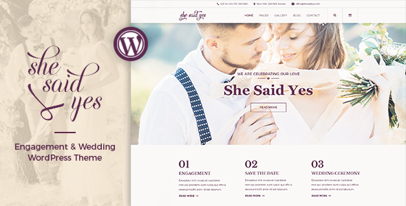 SheSaidYes Preview Wordpress Theme - Rating, Reviews, Preview, Demo & Download