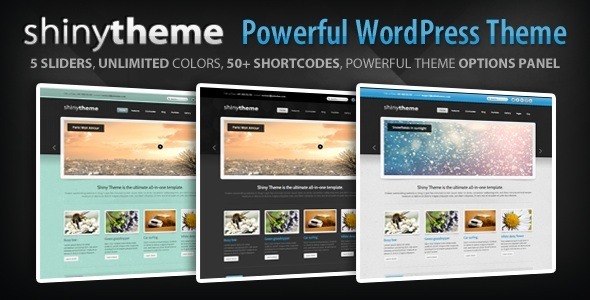 Shiny Theme Preview Wordpress Theme - Rating, Reviews, Preview, Demo & Download