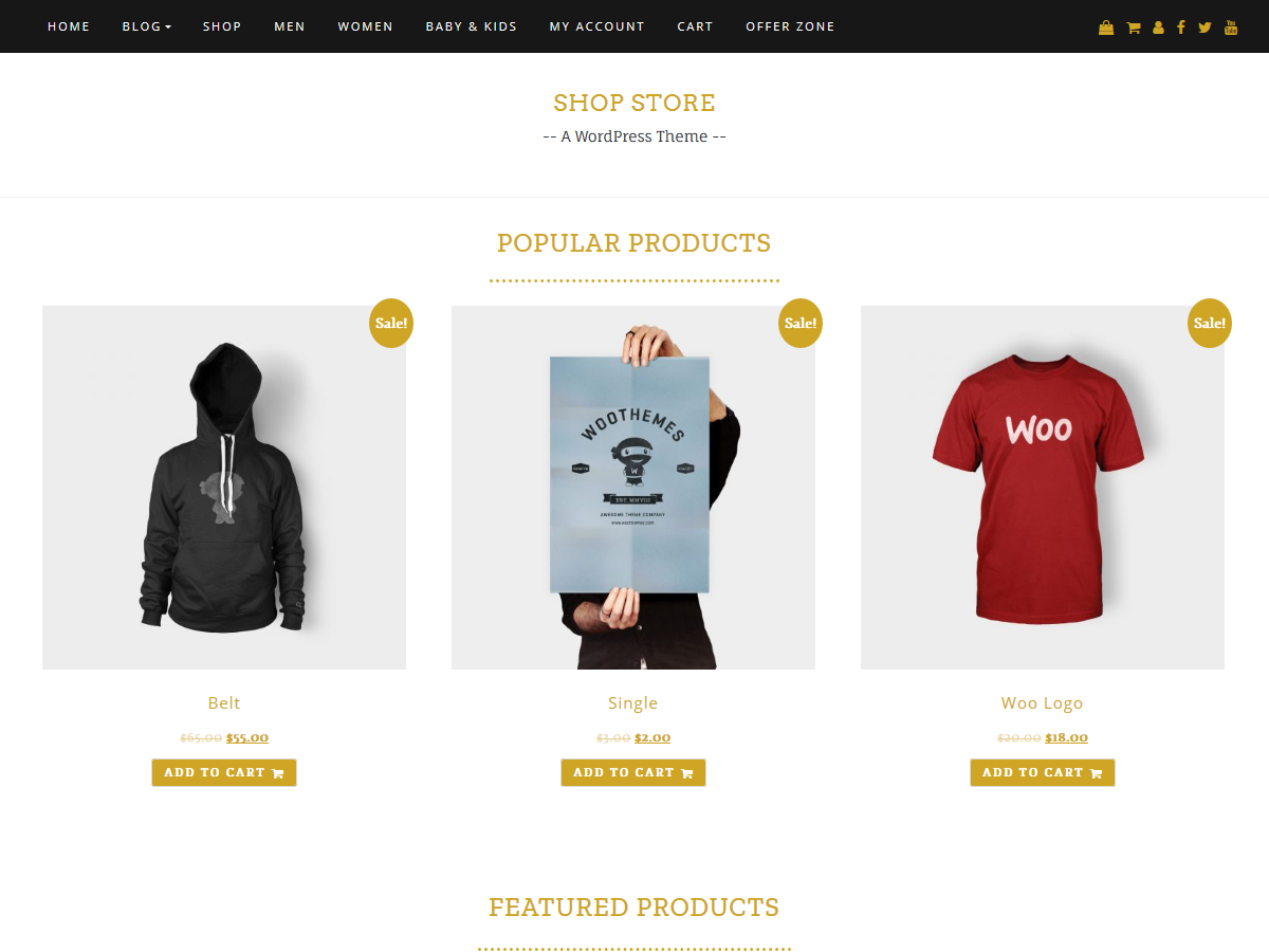Shop Store Preview Wordpress Theme - Rating, Reviews, Preview, Demo & Download