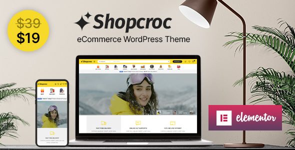 Shopcroc Preview Wordpress Theme - Rating, Reviews, Preview, Demo & Download