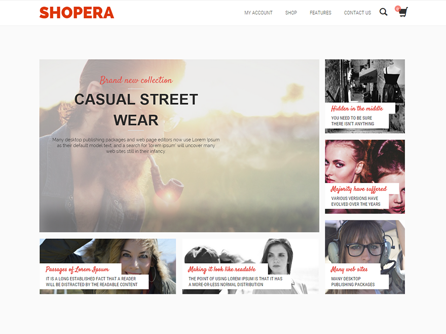 Shopera Preview Wordpress Theme - Rating, Reviews, Preview, Demo & Download
