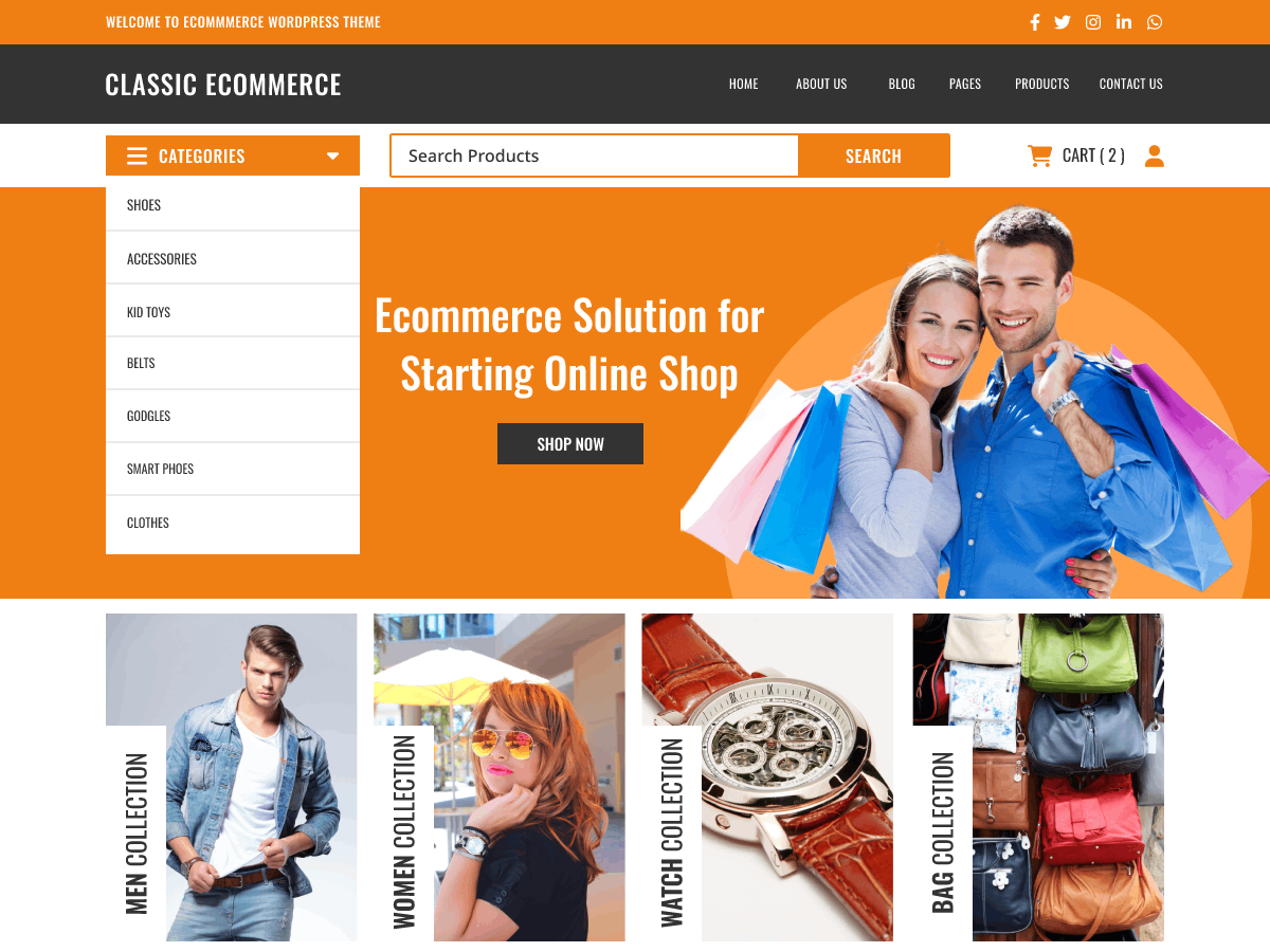 Shopfront Ecommerce Preview Wordpress Theme - Rating, Reviews, Preview, Demo & Download