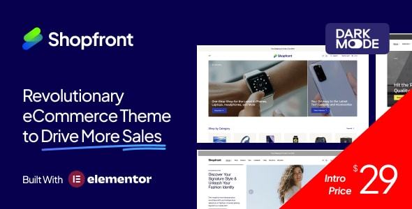 Shopfront Preview Wordpress Theme - Rating, Reviews, Preview, Demo & Download