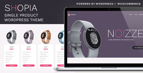 Shopia Preview Wordpress Theme - Rating, Reviews, Preview, Demo & Download